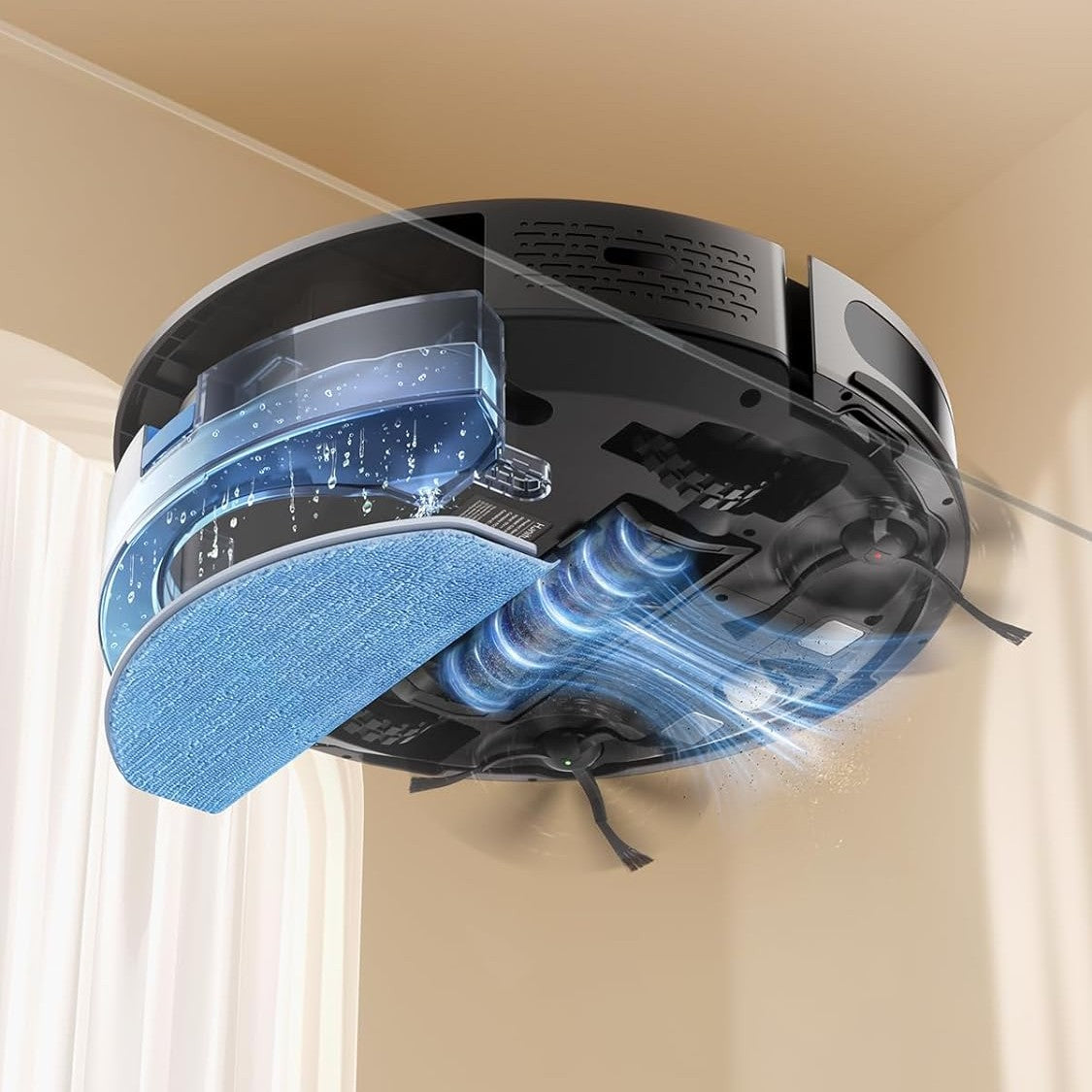 CleanPro™ - Robotul 3-în-1 care schimbă totul: aspiră, mătură și spală pentru tine. Ai grijă de casa ta fără să te ridici din pat! (30 de zile de testare + Garanție 5 ani)