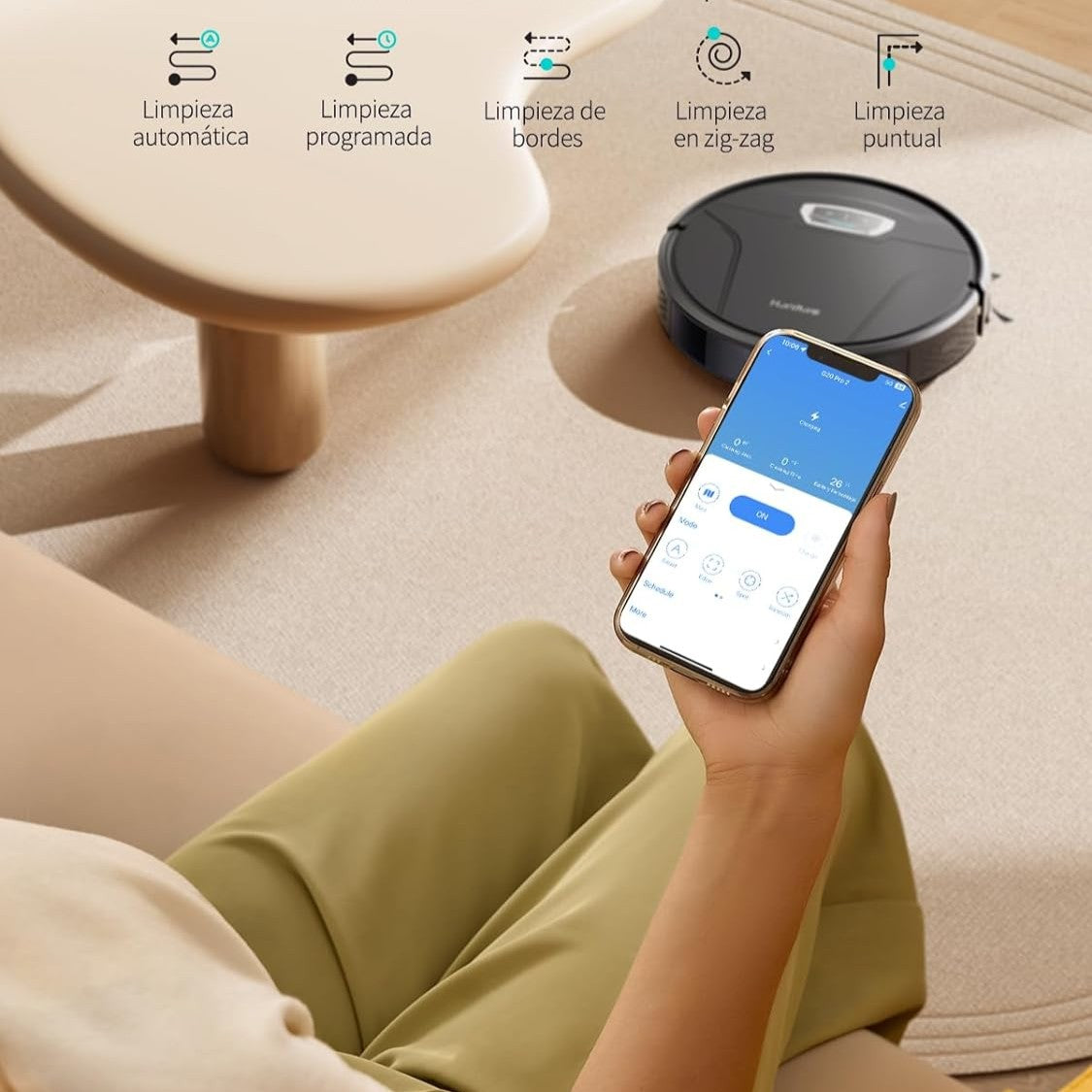 CleanPro™ - Robotul 3-în-1 care schimbă totul: aspiră, mătură și spală pentru tine. Ai grijă de casa ta fără să te ridici din pat! (30 de zile de testare + Garanție 5 ani)
